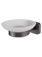 Мыльница с держателем WONZON & WOGHAND GRAFFITY, Темный графит (WW-9322) - Gidratop.ru изображение