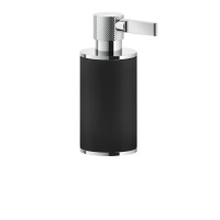 GESSI INCISO дозатор для жидкого мыла настольный, цвет: черный/хром