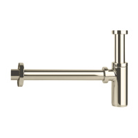 GESSI сифон для раковины, круглый, цвет Brushed Brass PVD - Gidratop.ru изображение