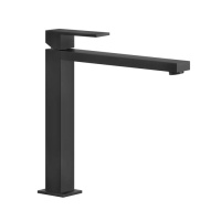 Gessi Rettangolo смеситель для раковины с высоким изливом 213мм, цвет: черный - Gidratop.ru изображение