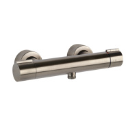 Gessi Emporio Via tortona смеситель термостатический наружный для душа, цвет: Finox Brushed Nickel - Gidratop.ru изображение