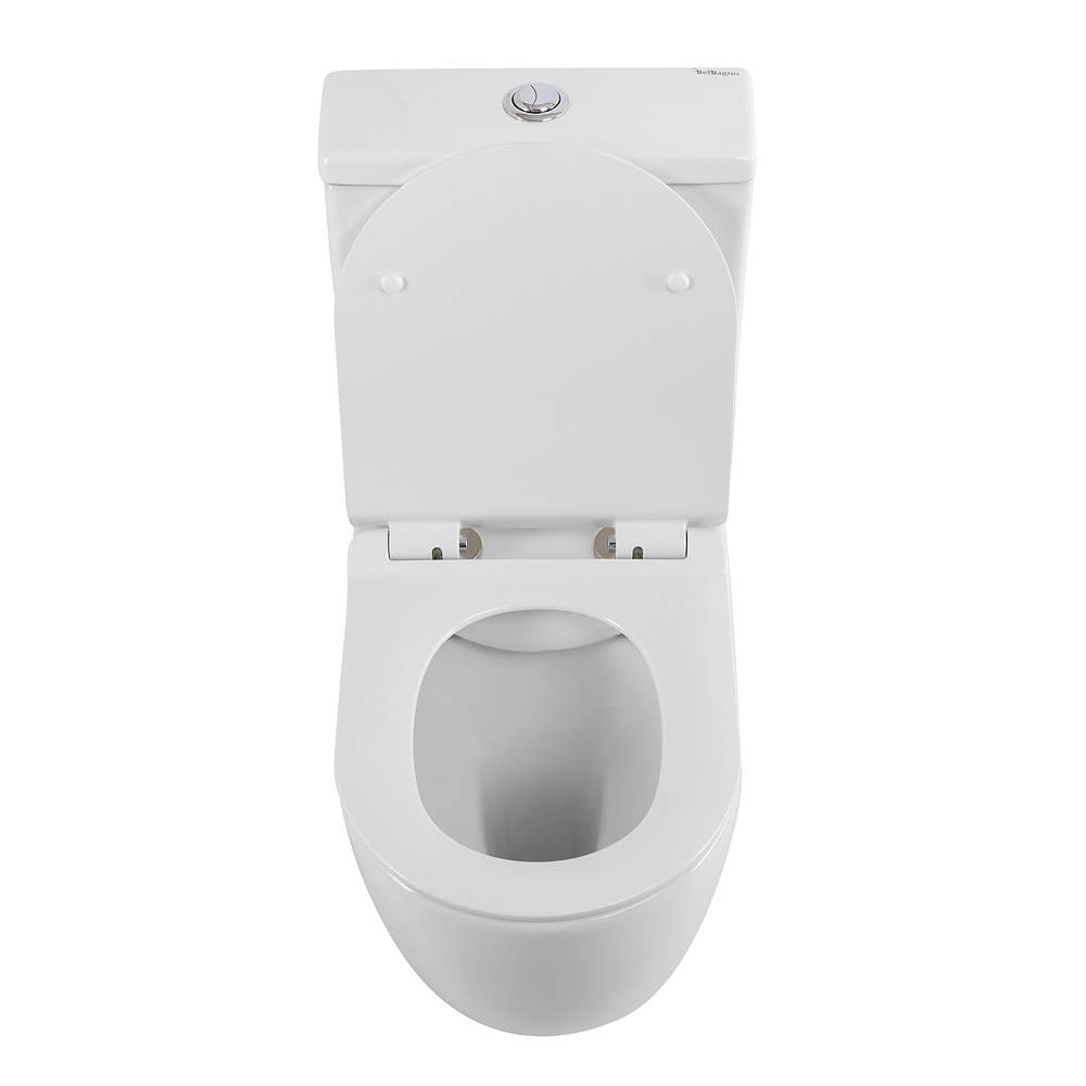Унитаз-компакт безободковый BelBagno AMANDA BB051CPR/BB051T/BB076SC - Gidratop.ru изображение