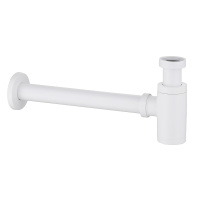 Сифон для раковины ABBER AF0030W белый матовый - Gidratop.ru изображение