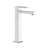 Gessi Rettangolo смеситель для раковины с высоким изливом 128мм, цвет: хром - Gidratop.ru изображение