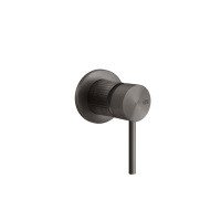 GESSI 316 встраиваемый смеситель на 1/2 на 1 источник (внешняя часть), цвет: brushed black metal pvd - Gidratop.ru изображение
