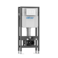 Инсталляция двойная самонесущая ABBER AC0106 для двух подвесных унитазов - Gidratop.ru изображение