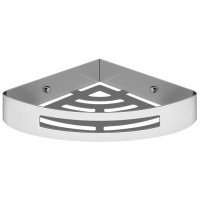 GESSI Rilievo полка угловая 20х20 см., цвет: хром - Gidratop.ru изображение