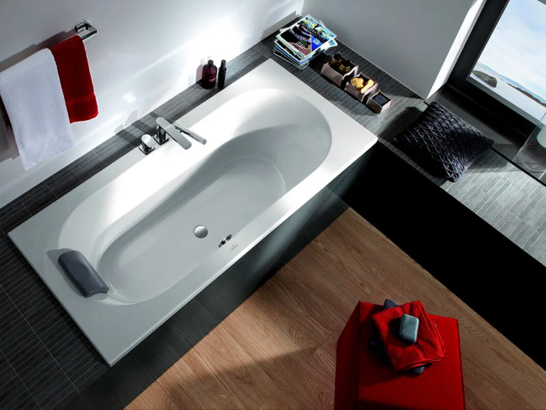 Квариловая ванна Villeroy&Boch Oberon Duo 190 x 90 см, белая, UBQ199OBE2V-01 - Gidratop.ru изображение