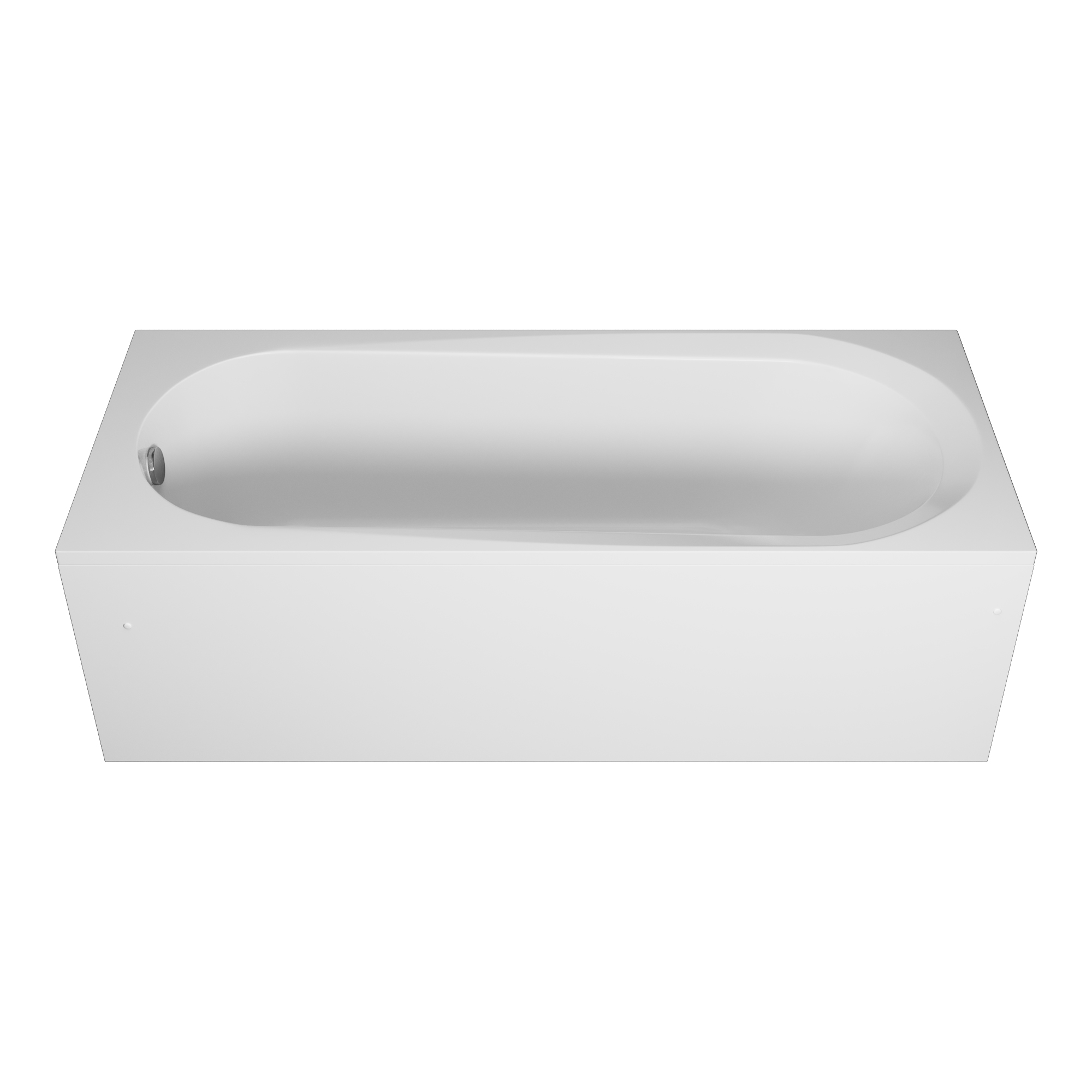 Ванна акриловая Vincea VBT-2B170-LG с ножками 1700*700*480, пристенная, цвет белый - Gidratop.ru изображение