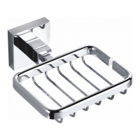 Мыльница с держателем WONZON & WOGHAND POLO, Хром (WW-8924) - Gidratop.ru изображение