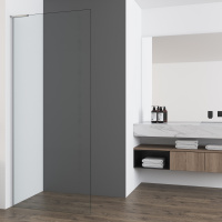Душевая перегородка Walk-In VSW-7HA700CL, 700*2000, хром, стекло прозрачное - Gidratop.ru изображение