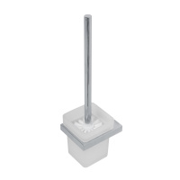 SLIDER-TBS-V-01 Ёршик для унитаза, подвесной, стекло, исполнение хром - Gidratop.ru изображение