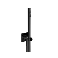 GESSI  INVERSO  душевой комплект, состоящий из вывода воды, ручного душа ,шланг 1,50 м цвет: Black Metal PVD - Gidratop.ru изображение