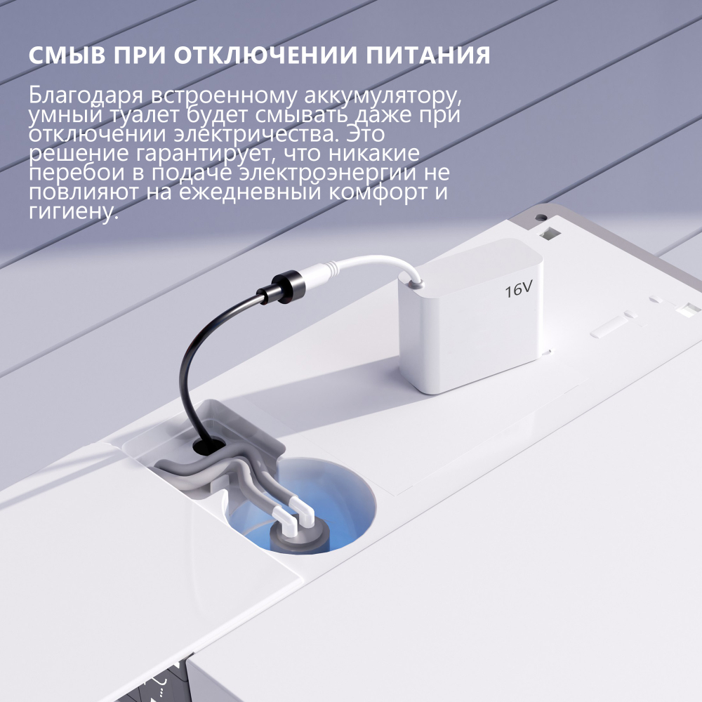 Комплект ABBER подвесной электронный унитаз-биде Bequem AC1120S с инсталляцией AC0101P2 - Gidratop.ru изображение