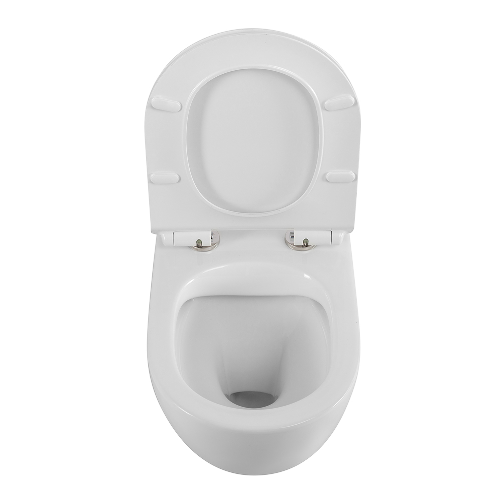 Унитаз подвесной безободковый BelBagno SFERA-R BB046CHR/BB076SC - Gidratop.ru изображение
