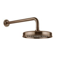 GESSI VENTI20 верхний душ Oslash;200 мм., с настенным держателем 389 мм., цвет Copper Brushed PVD - Gidratop.ru изображение