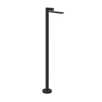 GESSI  INVERSO RIGATO внешняя часть напольного смесителя для раковины, цвет: Matte Black - Gidratop.ru изображение
