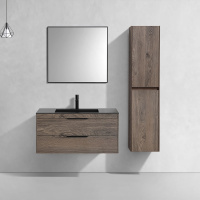 База под раковину Chiara 2D 1000 подвесная, 2 выкатных ящика soft-close, R.Oak - Gidratop.ru изображение