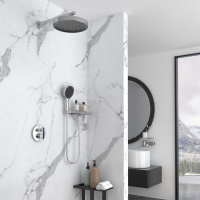 Душевой комплект Inspire VSFW-3I22MT2RCH встраиваемый, термостатический, двухрежимный, хром - Gidratop.ru изображение
