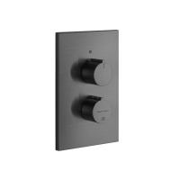 Gessi Emporio Via manzoni внешние части для термостатического смесителя на 1 позицию, цвет: Black XL - Gidratop.ru изображение