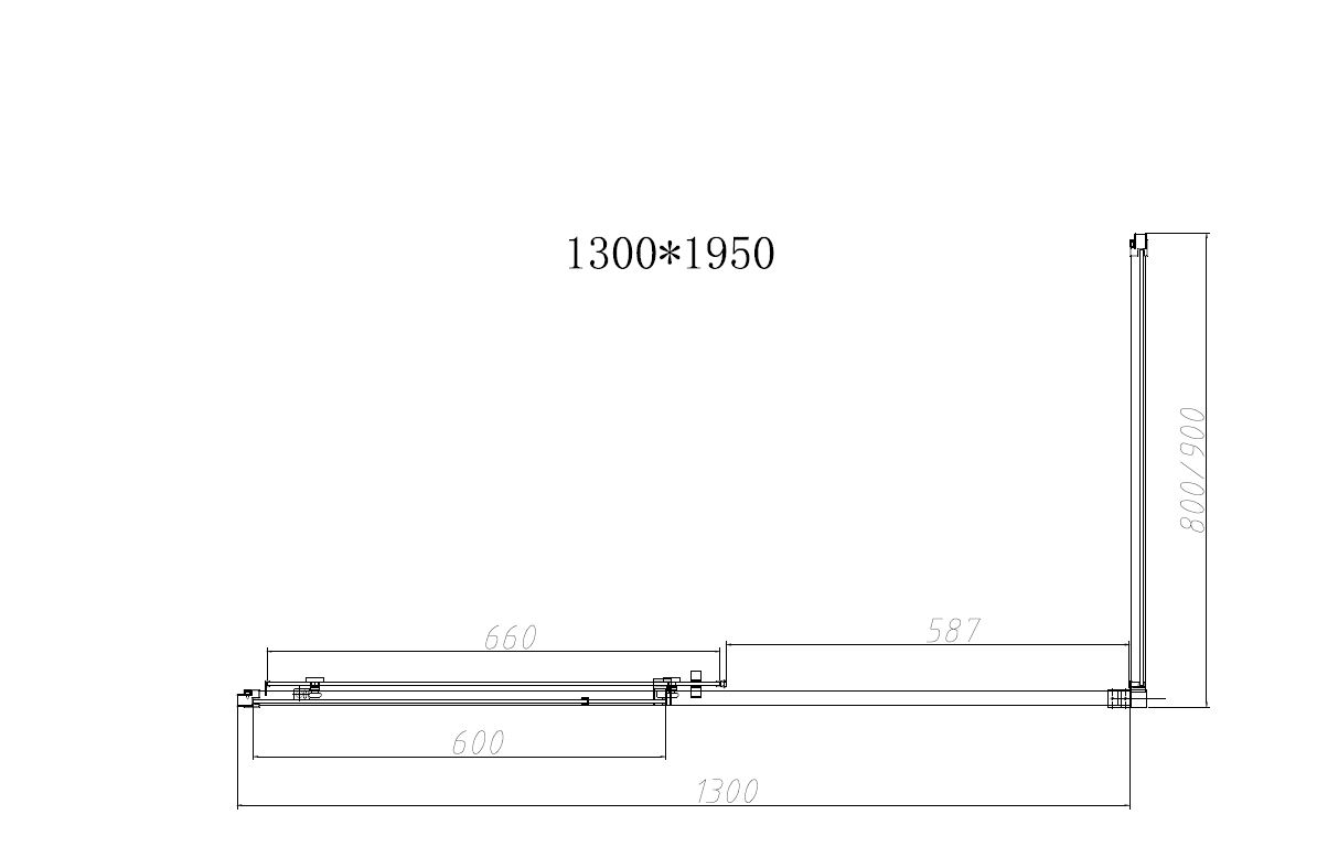 Душевой уголок Slim-N VSR-4SN8013CLG, 1300*800, брашированное золото, стекло прозрачное - Gidratop.ru изображение