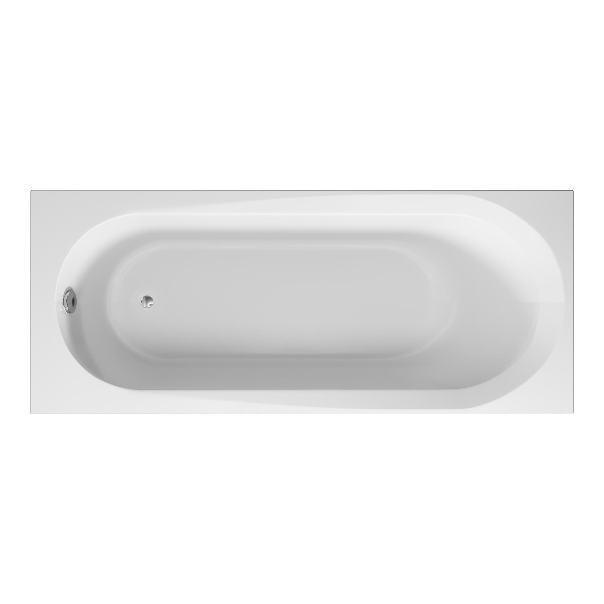 Ванна акриловая Vincea VBT-2B170-LG с ножками 1700*700*480, пристенная, цвет белый - Gidratop.ru изображение