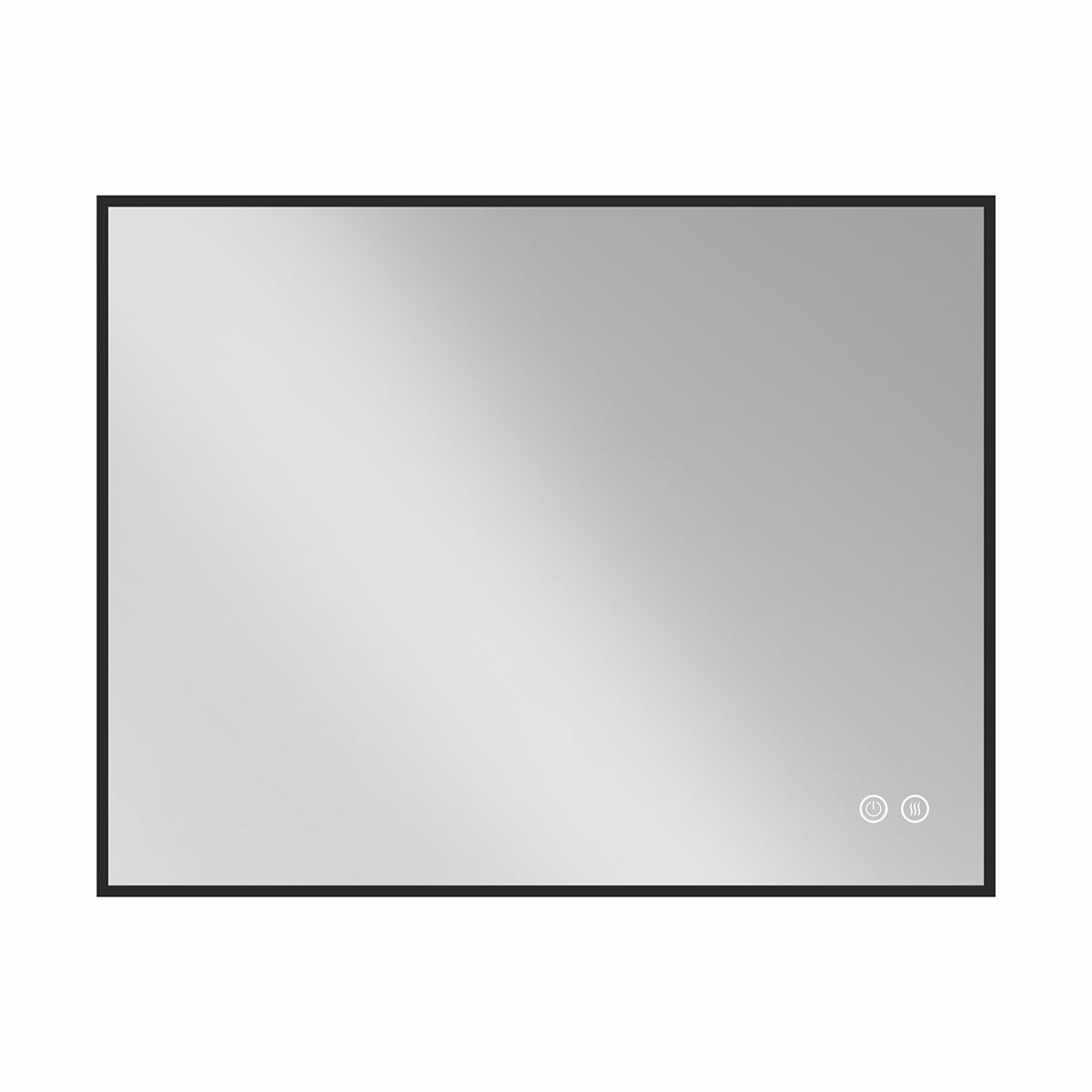 Зеркало LED VLM-3VN100B-2 1000х800 c сенсорным выключателем и диммером, антизапотевание - Gidratop.ru изображение