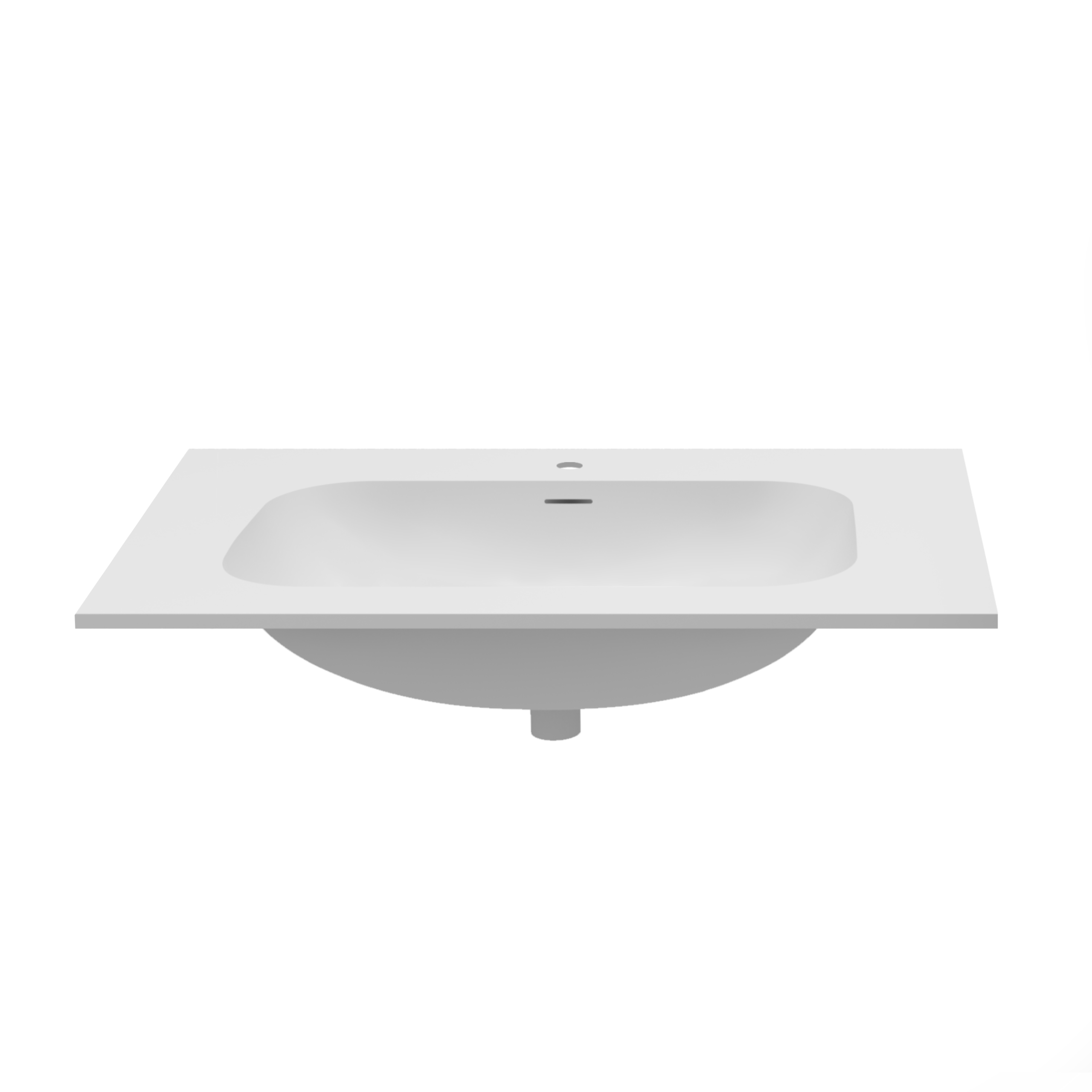 Раковина Elise VCB-4EL800MW, Corian цвет белый матовый - Gidratop.ru изображение