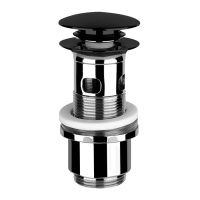 Gessi донный клапан StopGo для раковины с переливом, цвет Black XL - Gidratop.ru изображение