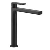 Gessi Emporio Via manzoni смеситель для раковины без донного клапана и соединительными шлангами, цвет: Black XL - Gidratop.ru изображение