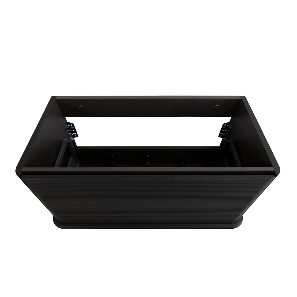 IDRA Тумба подвесная под раковину с выдвижным ящиком, 55807 Nero opaco, 98x50x42 - Gidratop.ru изображение