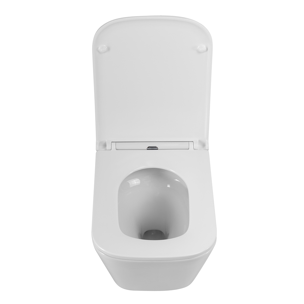 Унитаз подвесной безободковый со смывом TORNADO BelBagno ARDENTE-TOR BB520CH-TOR/BB2322SC - Gidratop.ru изображение