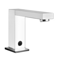 Gessi Rettangolo электронный смеситель для раковины с кран-фильтром для регулировки температуры и напора воды, цвет: хром - Gidratop.ru изображение