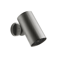 GESSI 316 CESELLO верхний душ Oslash;79 мм., с настенным креплением, Тропический ливень , цвет Steel Brushed - Gidratop.ru изображение