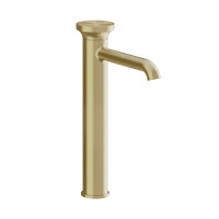 GESSI Origini смеситель для раковины высокий без донного клапана, в компл с отд вставкой, цвет Brushed Brass PVD - Gidratop.ru изображение