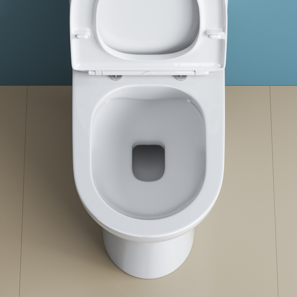 Унитаз-компакт безободковый BelBagno LOUNGE BB045CPR/SC/BB045/051T - Gidratop.ru изображение