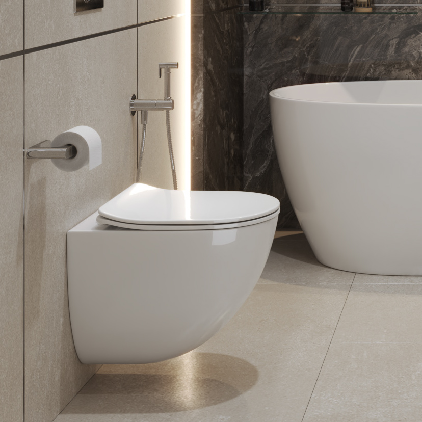 Унитаз подвесной безободковый BelBagno AMANDA-TOR BB051CH-TOR-FC/BB051SC - Gidratop.ru изображение