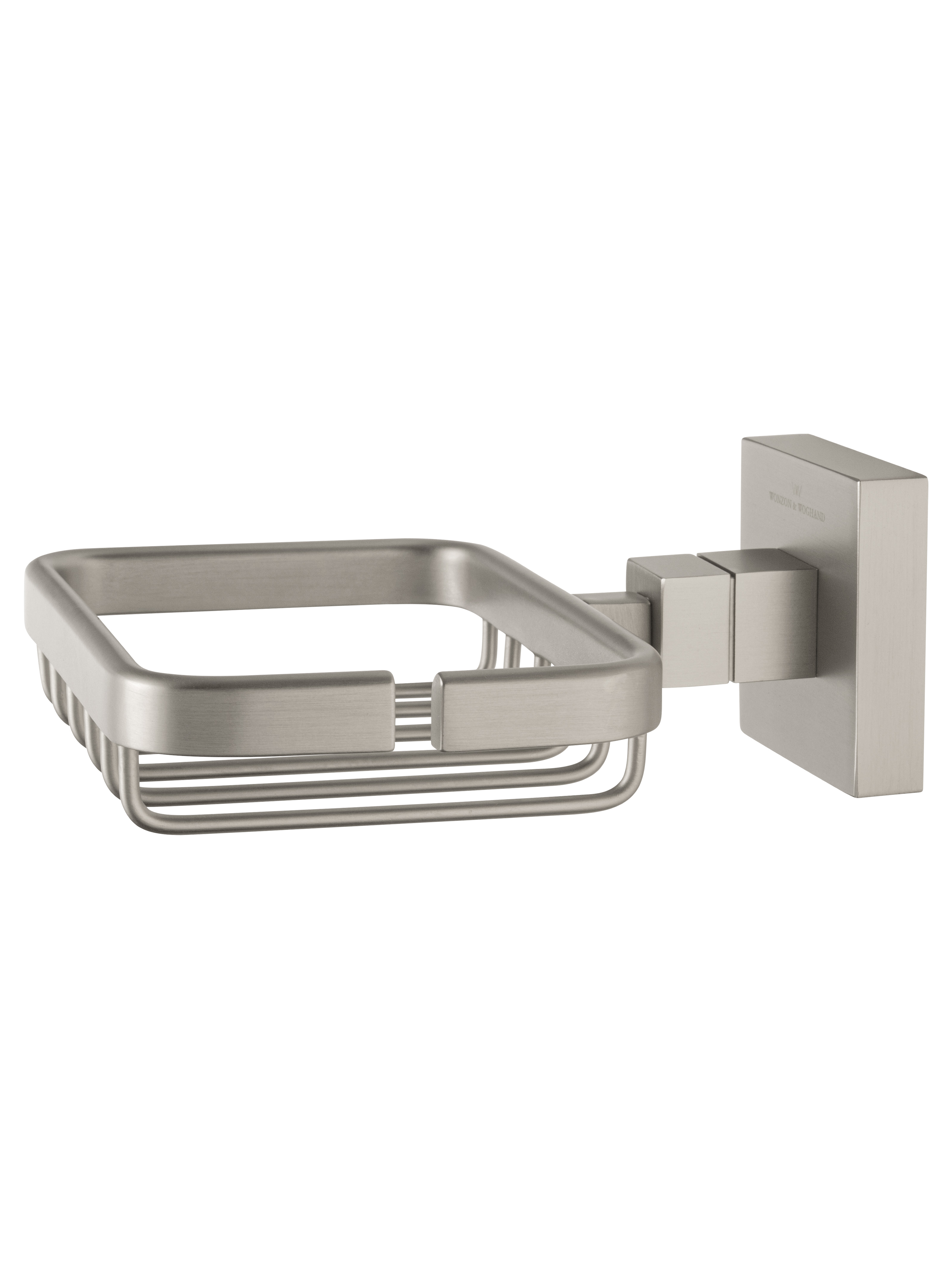 Мыльница с держателем WONZON & WOGHAND POLO, Брашированный никель (WW-8924-BN) - Gidratop.ru изображение