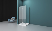 Душевой уголок BelBagno ALBANO-ASH-1-70/90-C-Cr - Gidratop.ru изображение