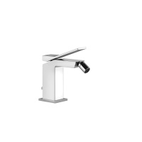 Gessi Rettangolo K смеситель для биде на 1 отверстие, с донным клапаном, цвет: хром - Gidratop.ru изображение