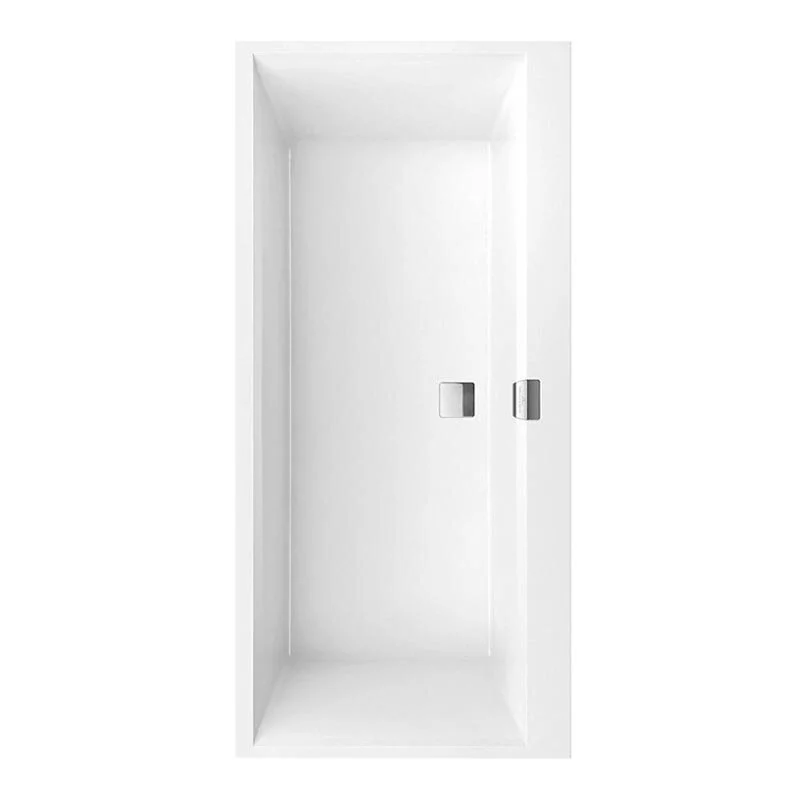 Квариловая ванна Villeroy&Boch Squaro Edge 12, 190 x 90 см, alpin, UBQ190SQE2DV-01 - Gidratop.ru изображение