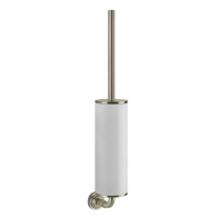 GESSI VENTI20 ершик для унитаза подвесной, цвет белый, фурнитура Finox Brushed Nickel - Gidratop.ru изображение