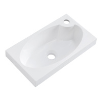Раковина из искусственного мрамора BB-460-PM-LVB, 460х260х125 мм - Gidratop.ru изображение