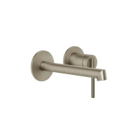 Gessi Ingranaggio встраиваемый  смеситель с изливом. (внешние части), цвет: Finox Brushed Nickel - Gidratop.ru изображение