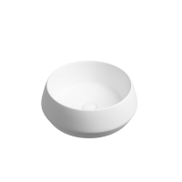 Раковина CERAMICANOVA Maya накладная круглая 400x400x140 белый матовый CN12004MW - Gidratop.ru изображение