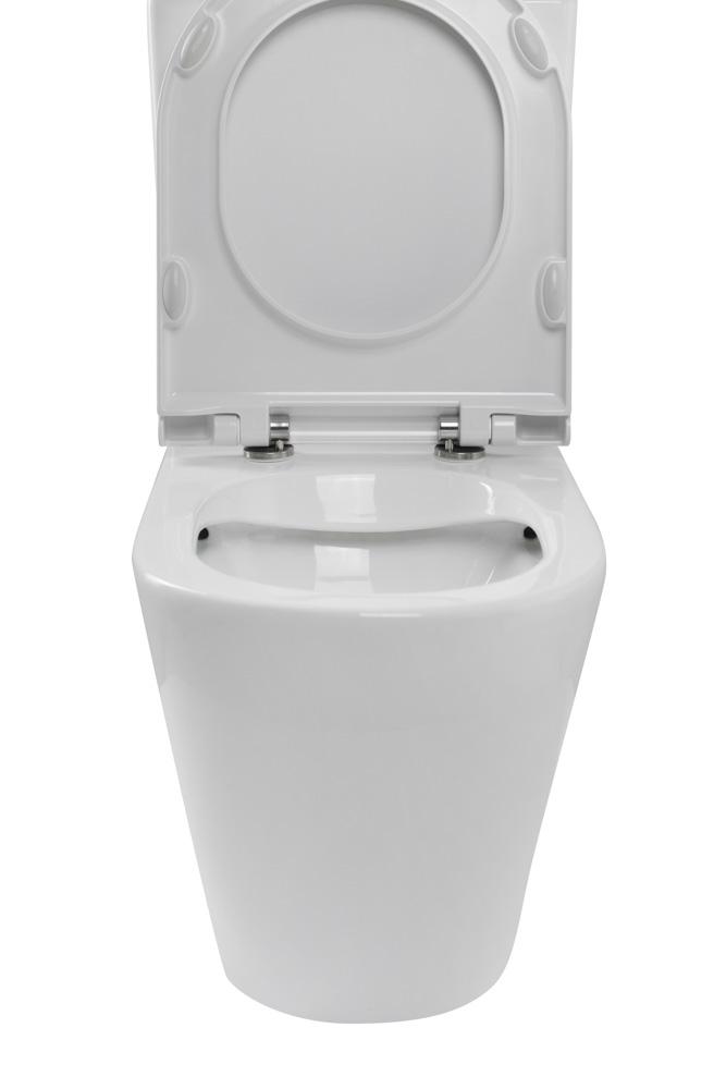 Унитаз-компакт безободковый BelBagno SFERA-R BB2141CPR/BB902SC - Gidratop.ru изображение