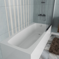 Ванна акриловая Vincea VBT-2S180-LG с ножками 1800*800*430, пристенная, цвет белый - Gidratop.ru изображение