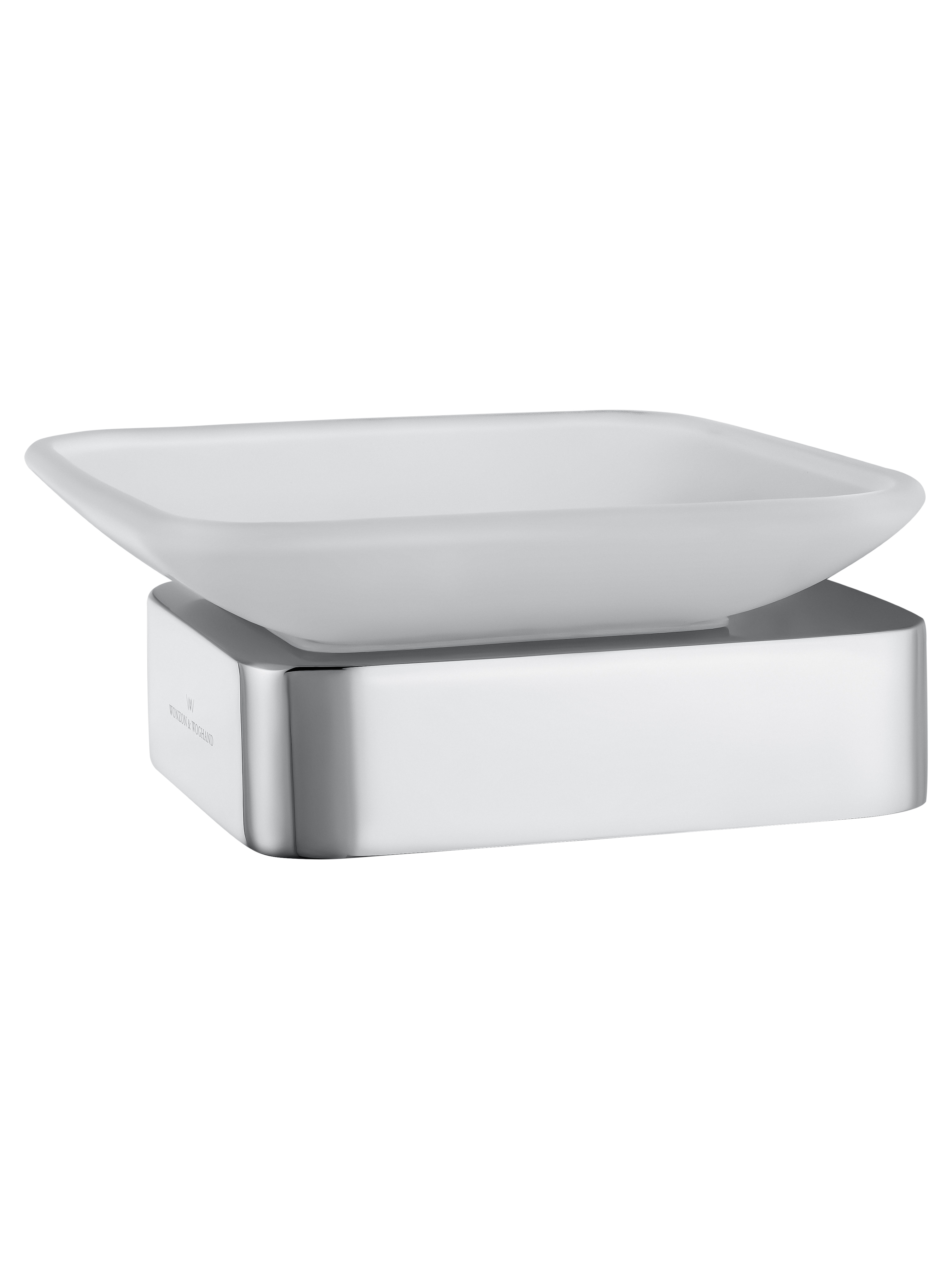 Мыльница с держателем WONZON & WOGHAND LOTTE, Хром (WW-8322) - Gidratop.ru изображение