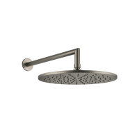 Gessi Emporio shower верхний душ для настенного крепления, поворотная, с защитой от известкового налёта, цвет: Finox Brushed Nickel - Gidratop.ru изображение
