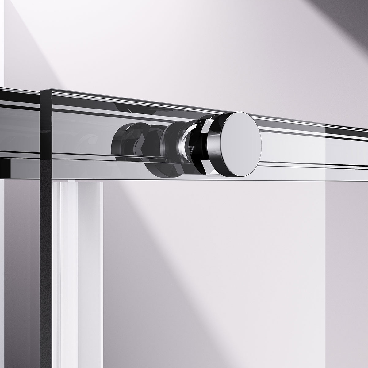 Душевой уголок Slim-N VSS-4SN900CL, 900*900, хром, стекло прозрачное - Gidratop.ru изображение
